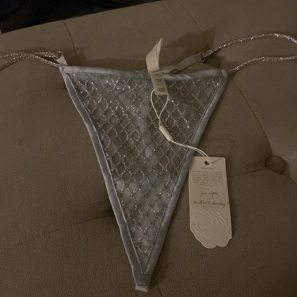 XL Glitter Thong Panty for love & lemons - Picture 2 of 14